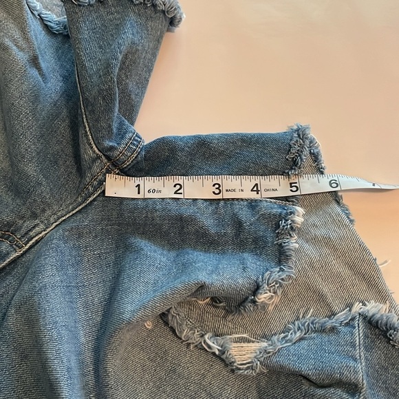 Paige Denim Sarah Longline Shorts High Rise Size 29 - Picture 7 of 16